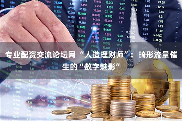 专业配资交流论坛网 “人造理财师”：畸形流量催生的“数字魅影”